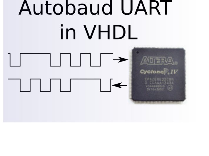 Autobaud UART in VHDL