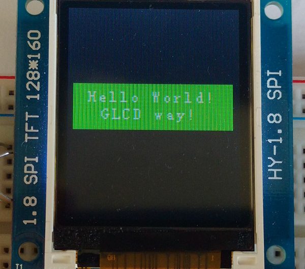 Using a color ST7735-based SPI LCD with the STM32L432 microcontroller